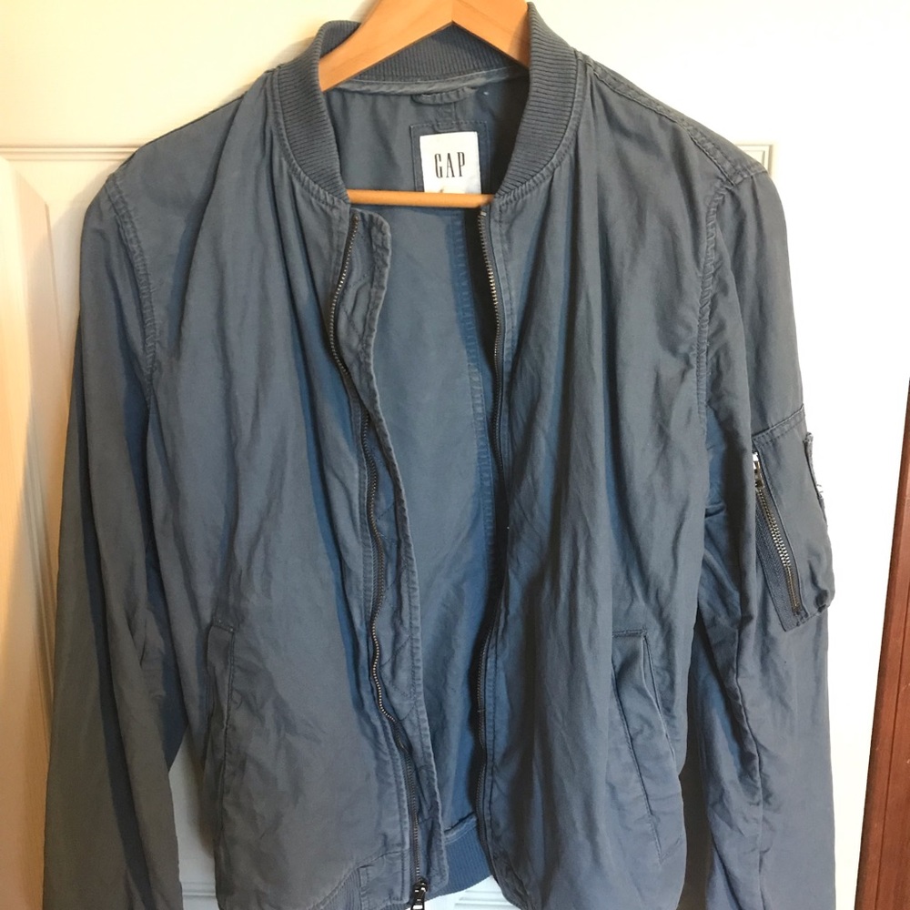 NWOT GAP Linen bomber jacket size small